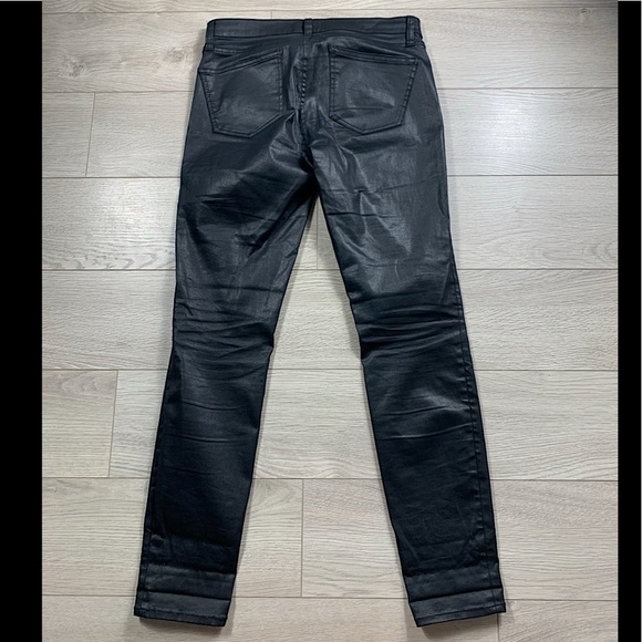 Madewell Black Skinny Skinny Coated Jeans - Picture 3 of 11